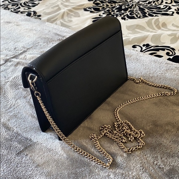 LV black leather Cross Body bag - Picture 5 of 8